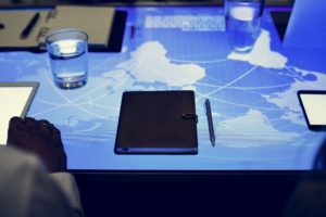 Global networking connection technology meeting