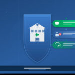 Healthcare MSPs as resilience partners: Shield icon holding hospital building, with data backup, ransomware protection, and DR test elements. Shows impact of Healthcare Cybersecurity & Resiliency Act (HCR Act)